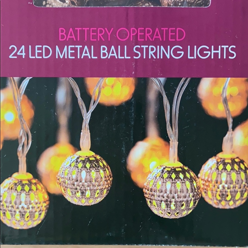 Anko LED Metal Balls string lights - Picture 12 of 15